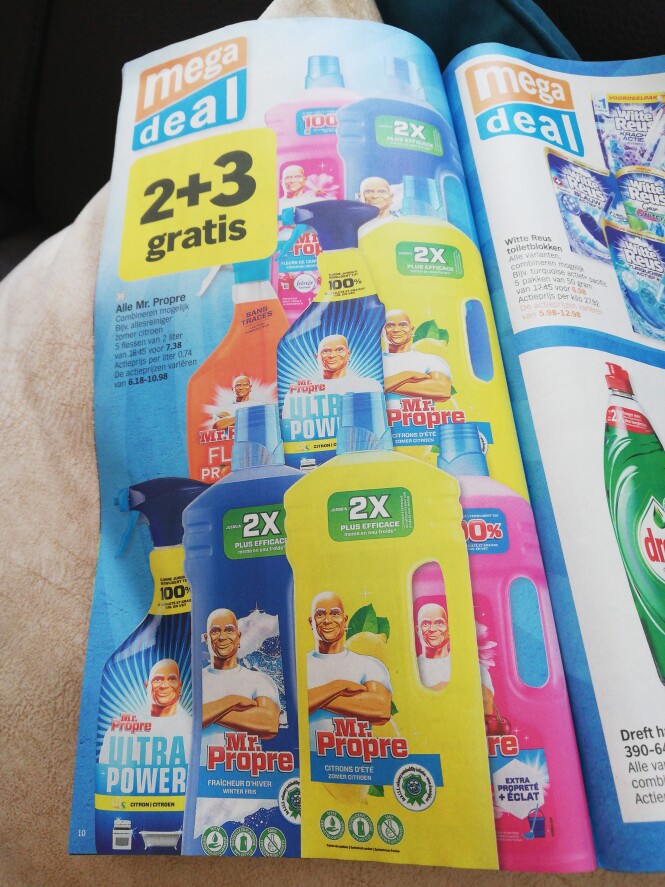 Alle Mr. PROPRE 2+3 gratis in Albert Heijn