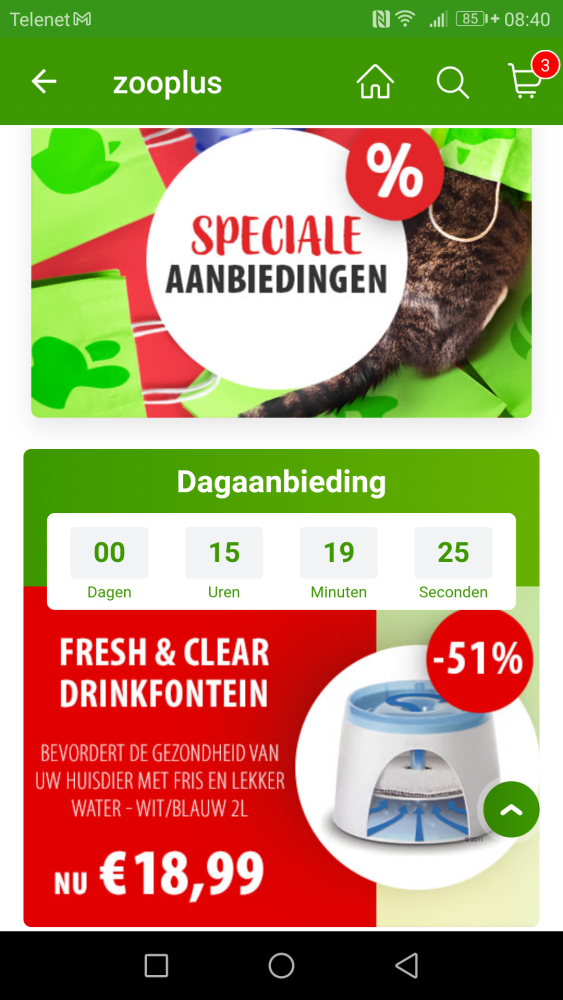 Dagaanbieding ZOOPLUS: catit design Fresh and...