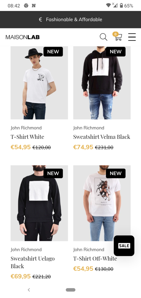 Bij maison lab nu korting tot 70% op het merk...