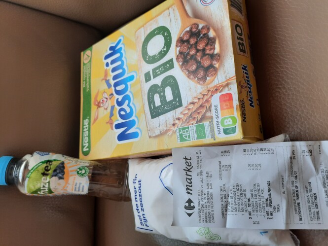 Carrefour slechts 0,28€ betaald. Hoe nesquik...