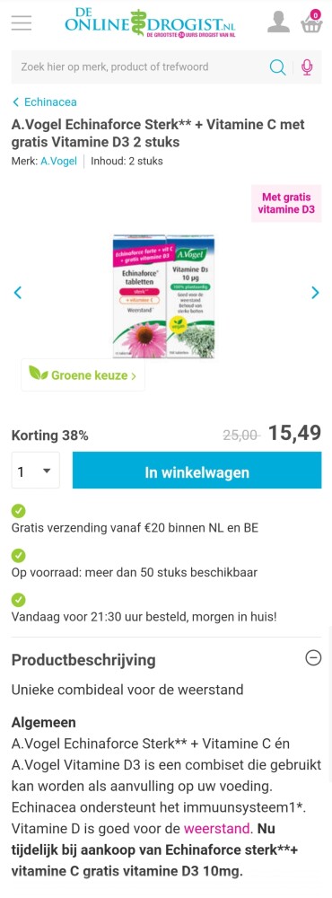 De Online Drogist .NL Nu tijdelijk bij aanko...