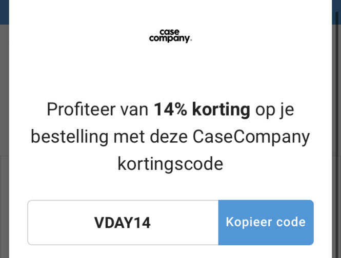CaseCompany 14% korting