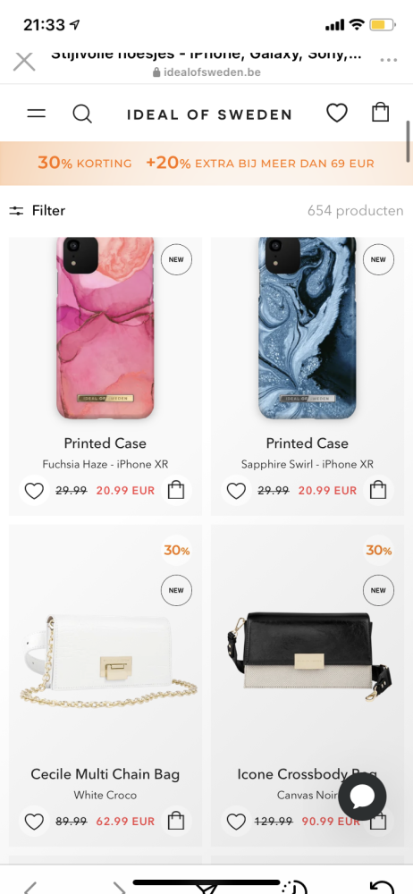 Hoesjes van Ideal of Sweden nu aan -30%. http...