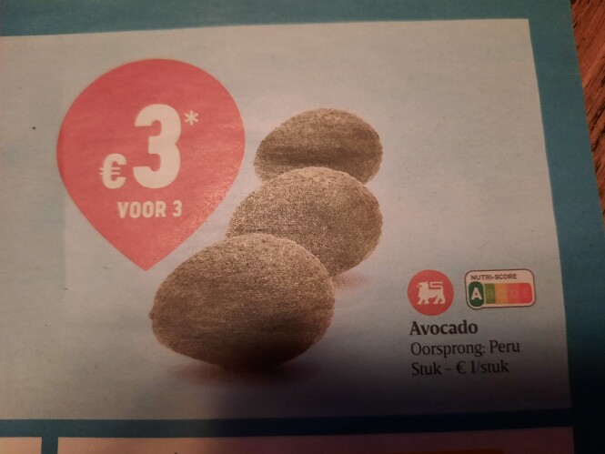 Delhaize vanaf 29/7 advocado 3 voor 3€