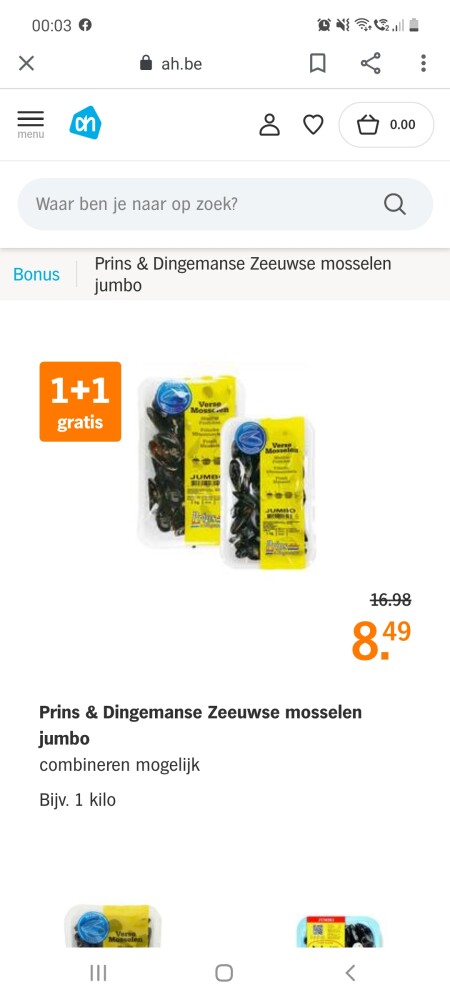 Albert heijn volgende week prins &dingenmans...