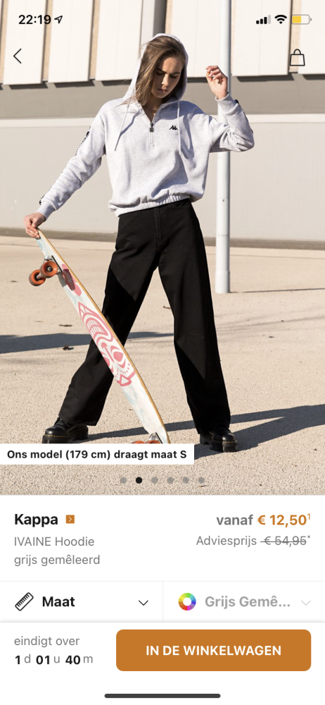 Trendy Kappa hoodie op Zalando Lounge voor ma...