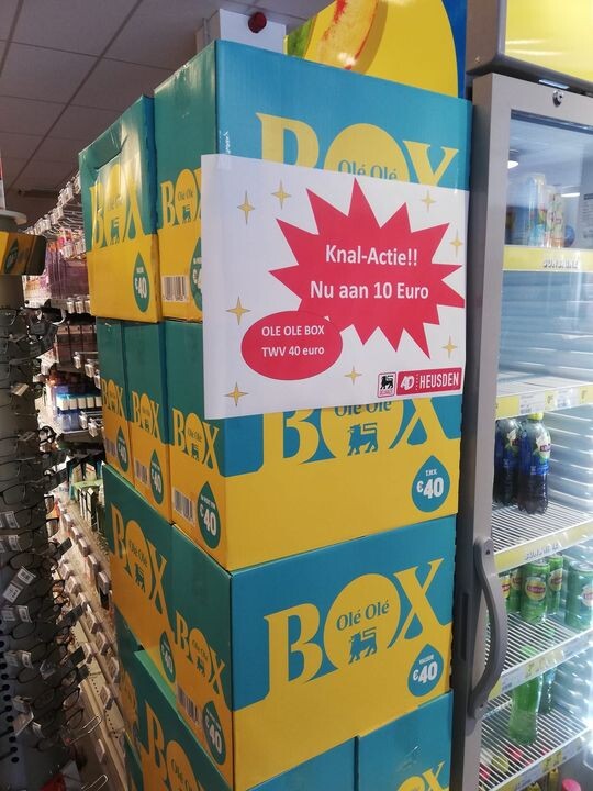Olé olé box voor 10euro! 🤑 Delhaize heusden