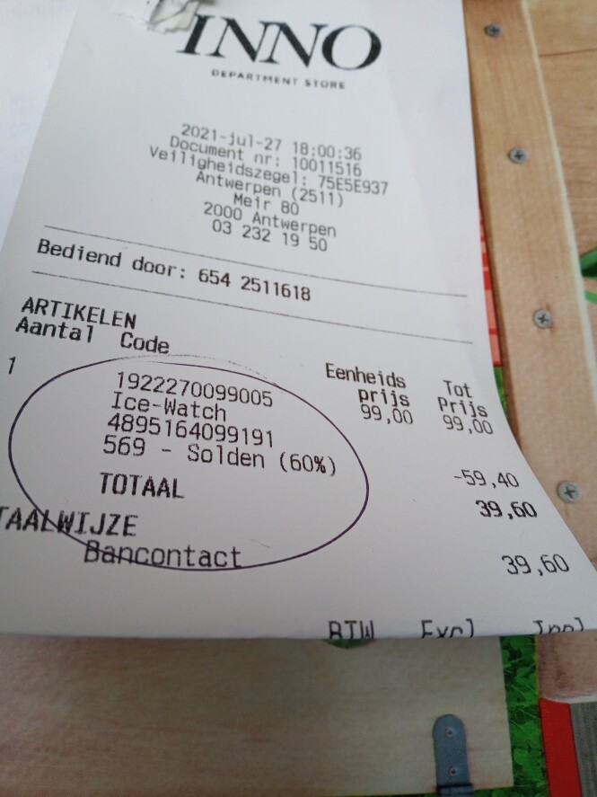 Inno Alle ice watch -60 procent