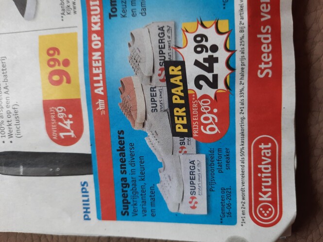 Volgende week enkel op kruidvat. Be superga s...