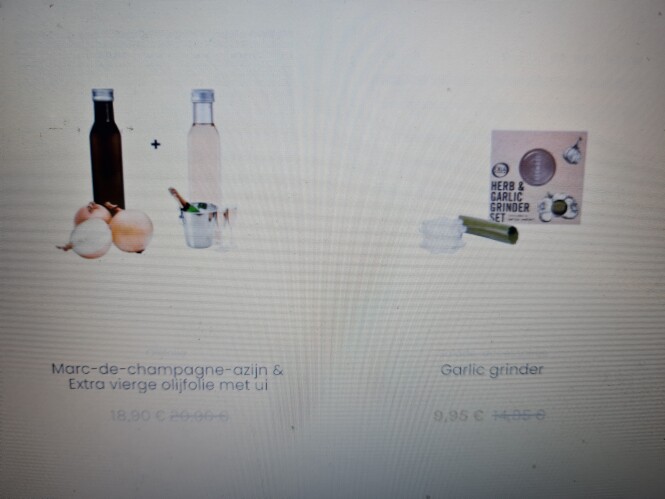 Bij oilvinegar.be heel wat leuke aanbiedingen...