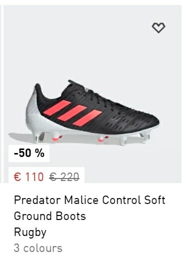 Nu bij adidas 50% korting op deze predator sc...