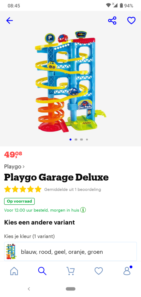 Enkel vandaag bij Lobbes: Playgo garage delux...