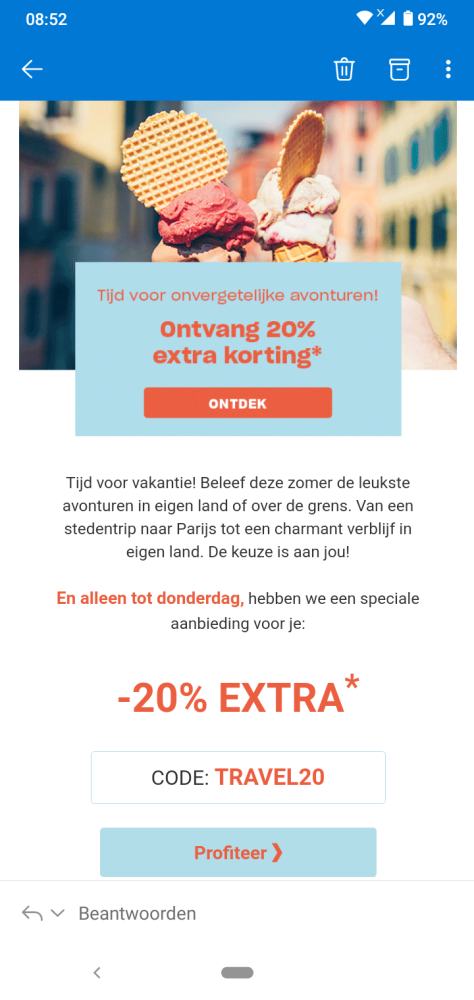 Ontvang 20% extra korting op ExcluWeb door de...