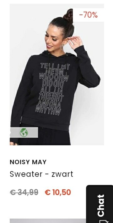 Nu bij zeb 70% korting op deze noisy may swea...