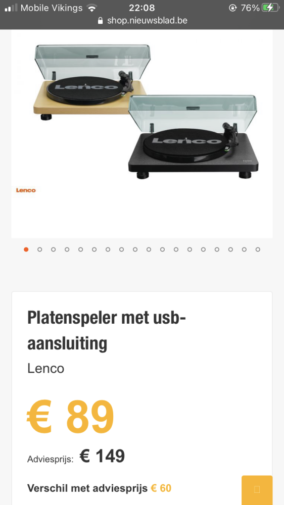 Platenspeler Lenco met fikse korting! Beschik...