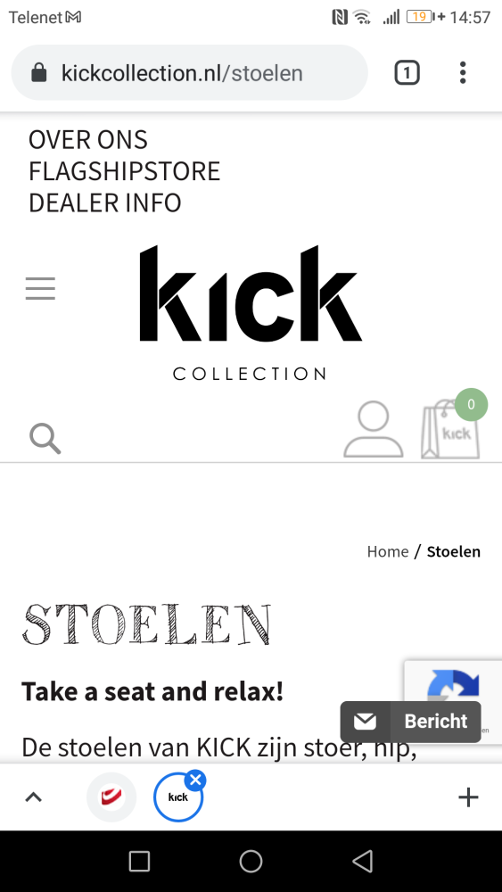 -20€ op Velvetkuipstoel bij kick collection...