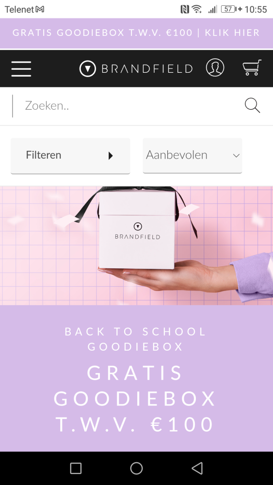 GRATIS GOODIEBOX TWV €100 bij aankoop v 50€ z...