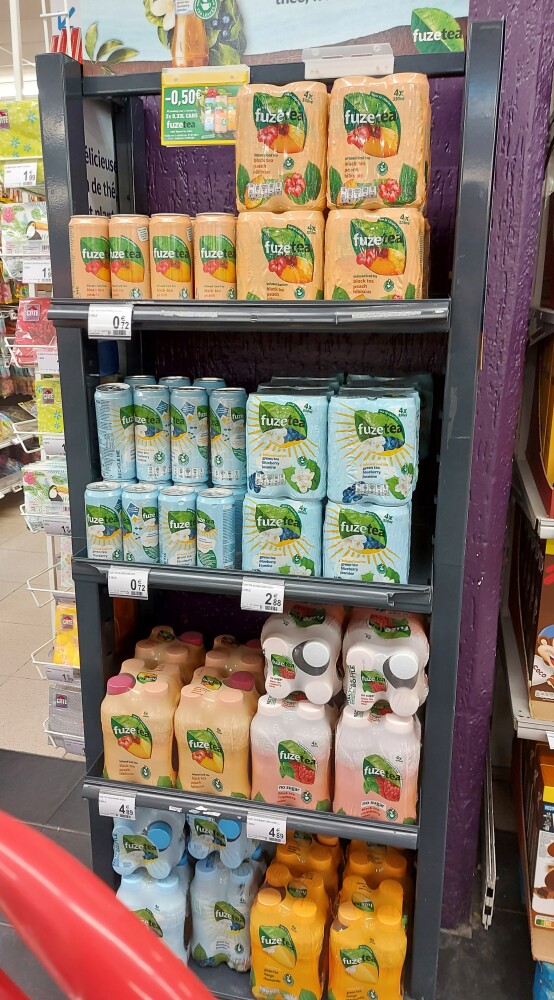 Carrefour hyper in Lier bij de fuzetea blikke...