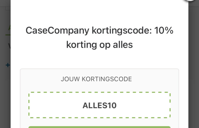 CaseCompany Geldig tot 01/09 10% korting