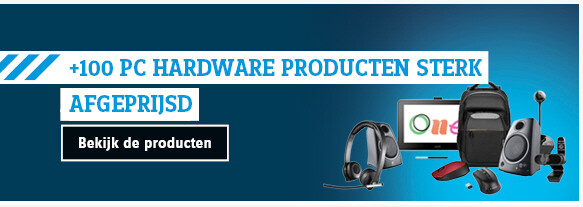 +100 pc hardware producten sterk afgeprijsd C...