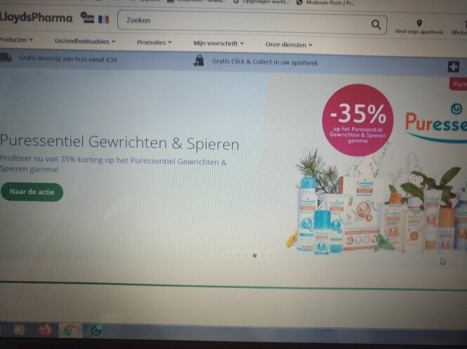 -35% op het gamma Puressentiel gewrichten en...