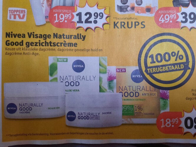 Kruidvat 24/8-29/8 nivea visage naturally goo...