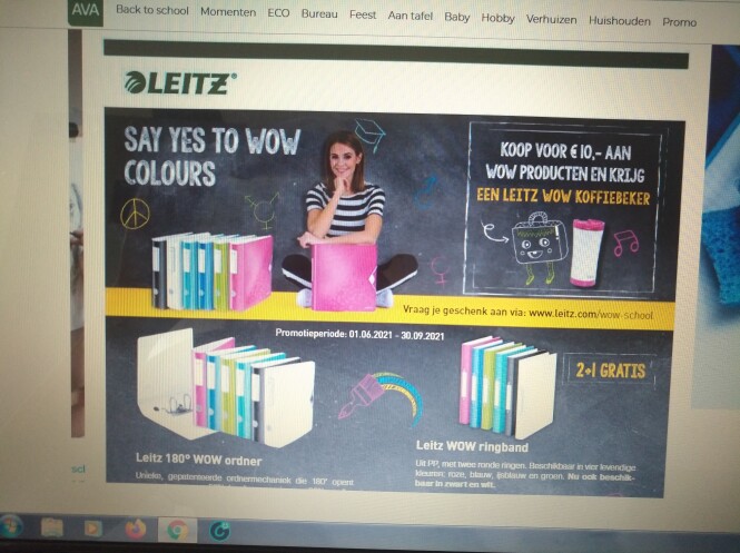 Gratis Leitz Wowkoffiebeker bij aankoop v 10€...