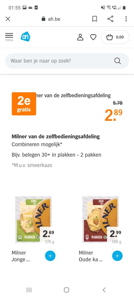 Albert heijn vanaf 30/8 1 + 1 gratis heksenka...