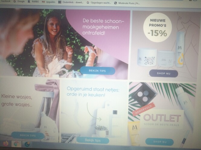 10% extra korting op alles, ook afprijzingen.