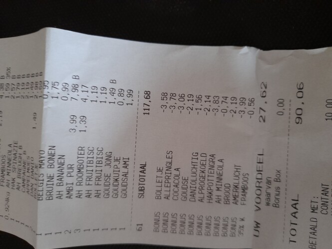 Pringels 1en 1 gratis in ah 1.79 voor 2