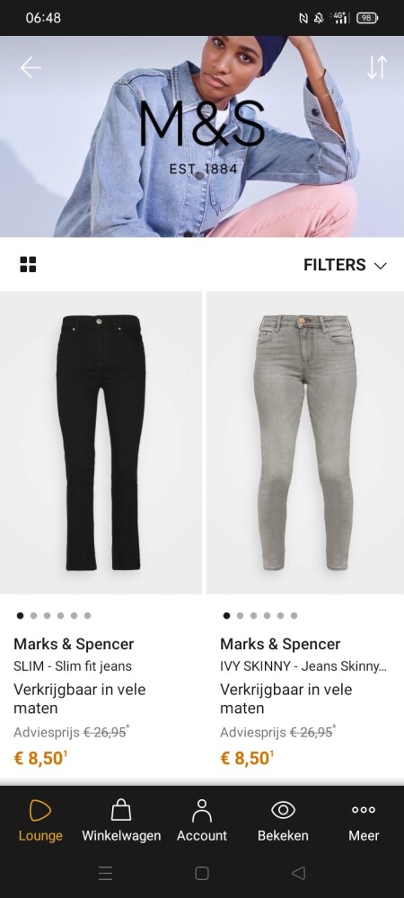 Zalando lounge! Marks en Spencer! Nu aan spot...