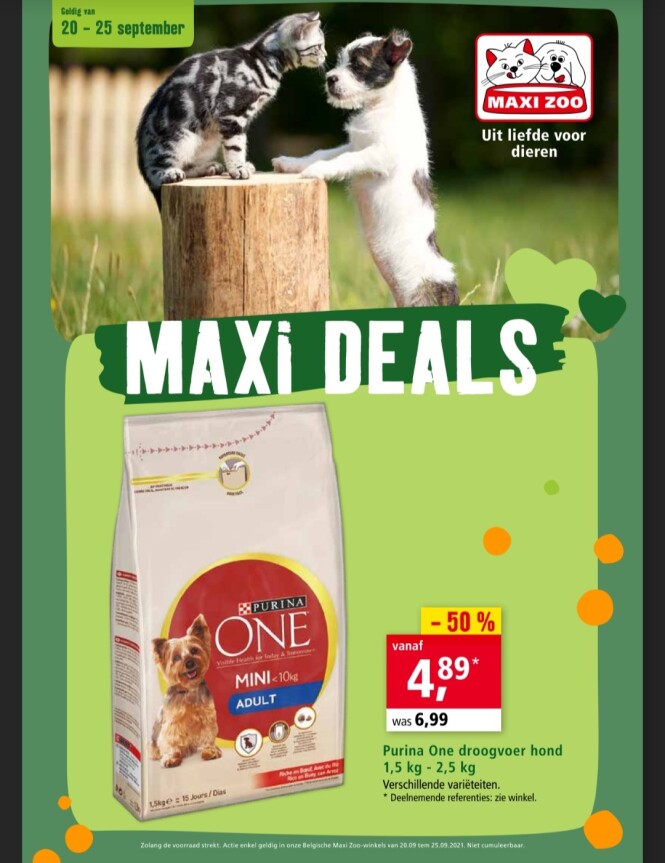 Maxi Zoo 1+1 gourmet relevations natvoer kat,...