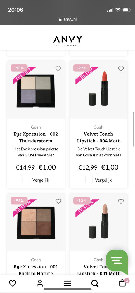 Op anvy.nl is het weer supersale. Heel veel m...