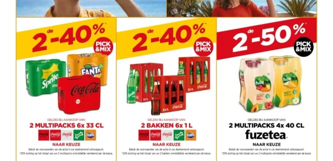 Prik&tik 2de -40% miltipacks 33cl naar keuze...