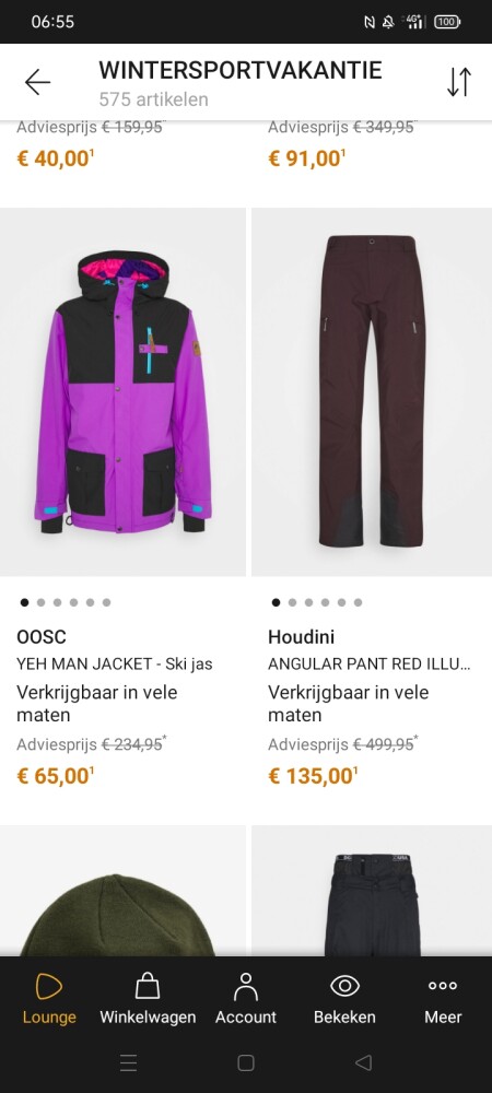 Zalando lounge! Alles voor de wintersportvaka...