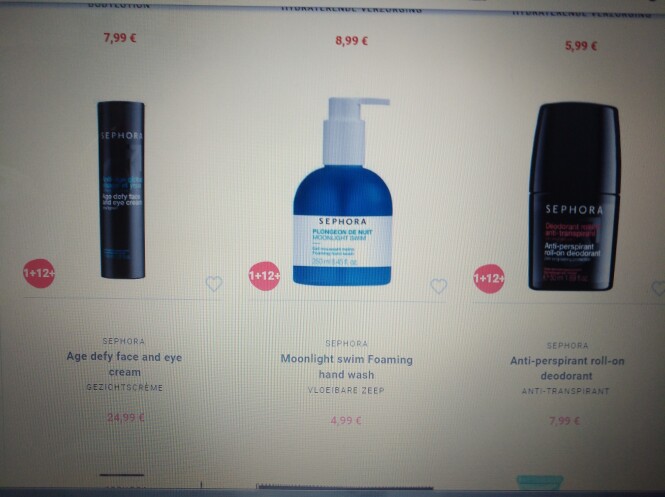 1+1 gratis op merk Sephora + 2+1 gratis op h...