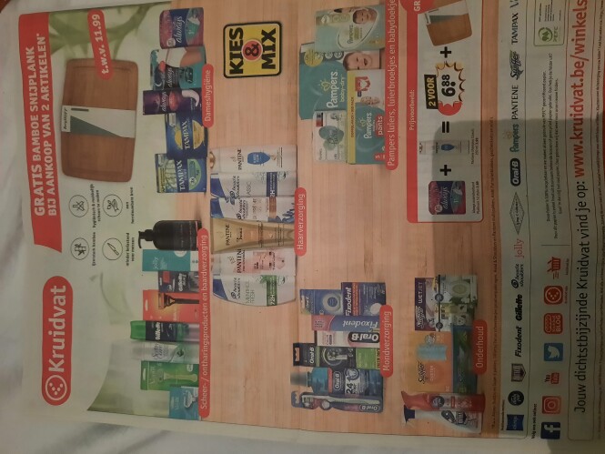 Kruidvat 12/10 - 24/10 gratis bamboe snijpla...