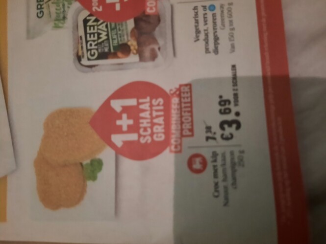 Delhaize 14/1₩ - 20/10 1 + 1 gratis op oa cro...