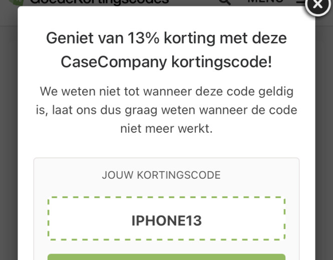 Geniet van 13% korting met deze CaseCompany k...