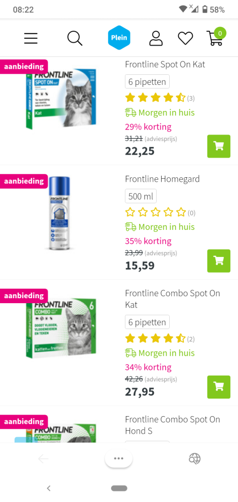 Bij plein.nl tot 35% korting op het hele Fron...