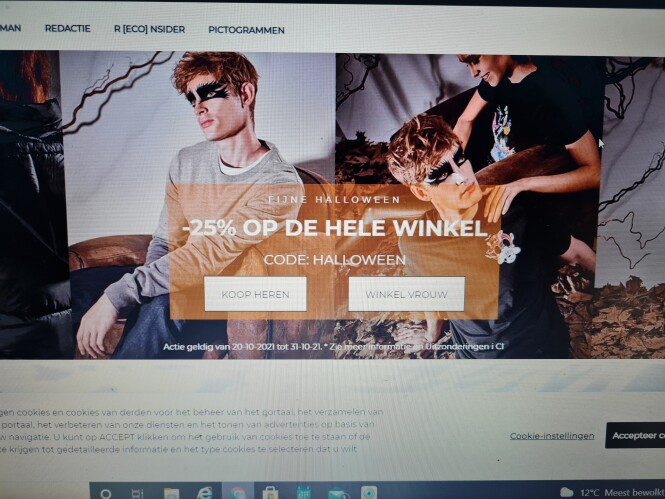 Bij Springfield nu -25% op de hele winkel. No...