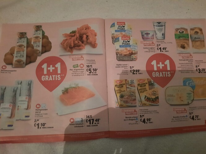 Delhaize 4/11-10/11 1+1 op oa haringpaatjes,...
