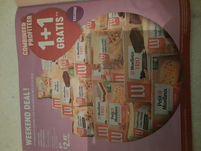 Delhaize weekend deal 4/11-7/11 lu 1 +1 luiks...