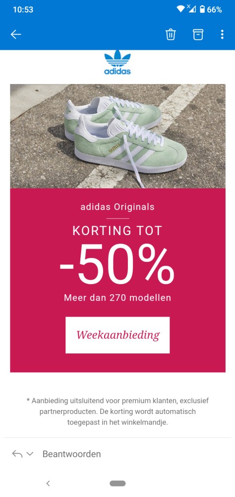 Tot 50% korting op een selectie van Fila, Sel...