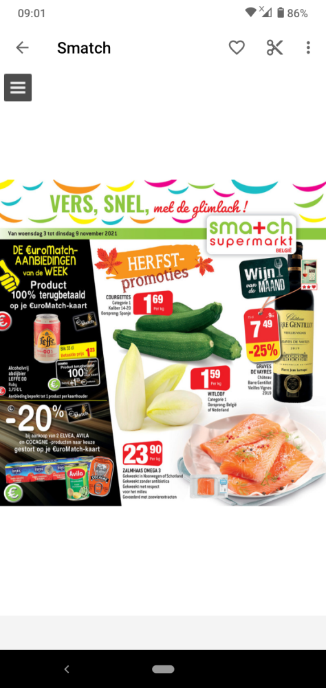 Cashback bij Smatch: 100% terugbetaald op de...