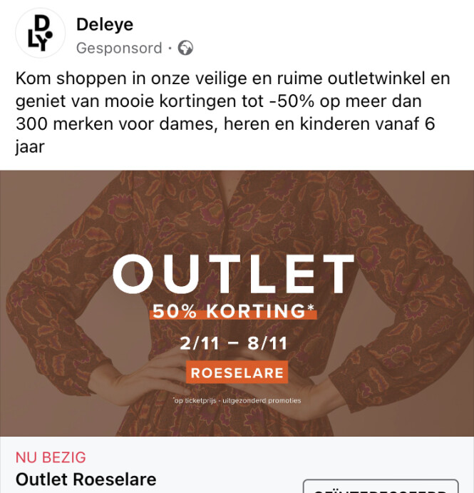Kom shoppen in onze veilige en ruime outletwi...