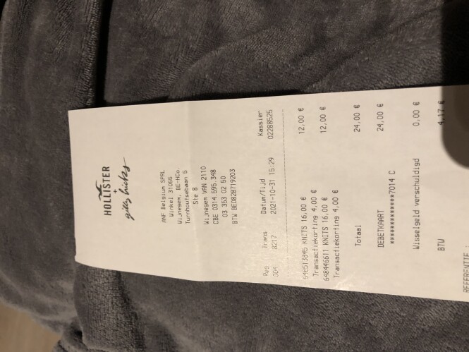 2e aan -50% in Hollister te Wijnegem shopping