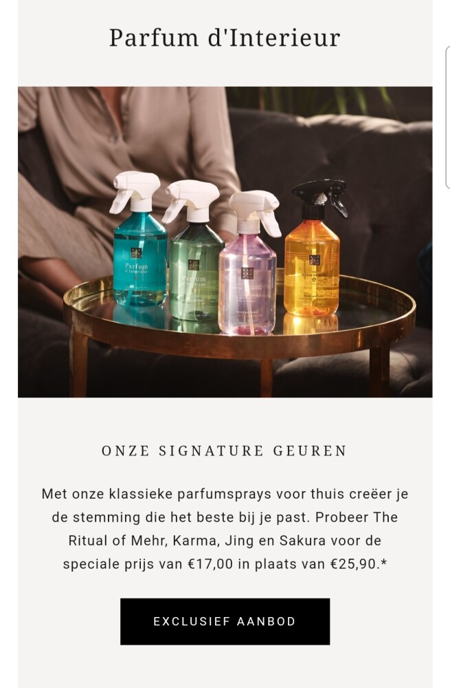 Rituals interieurparfums staan in promotie 🥳...