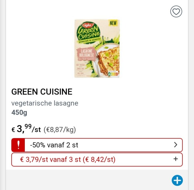 Collect&go iglo cuisine vanaf 3 stuks goedkop...