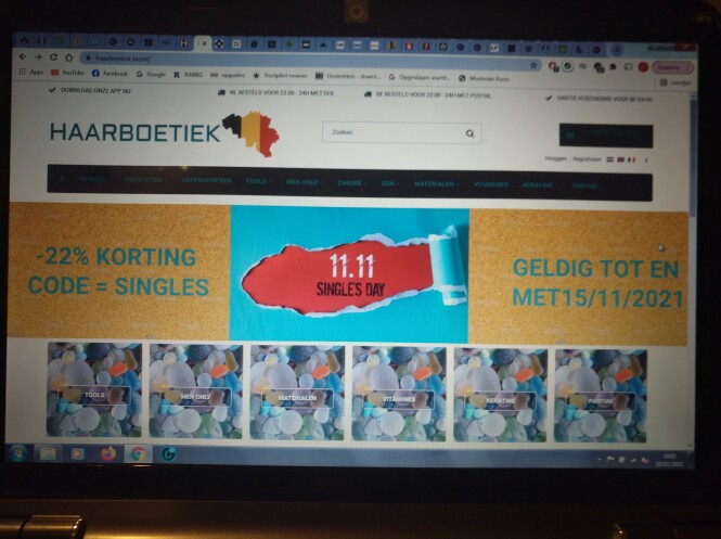 -22% op alles